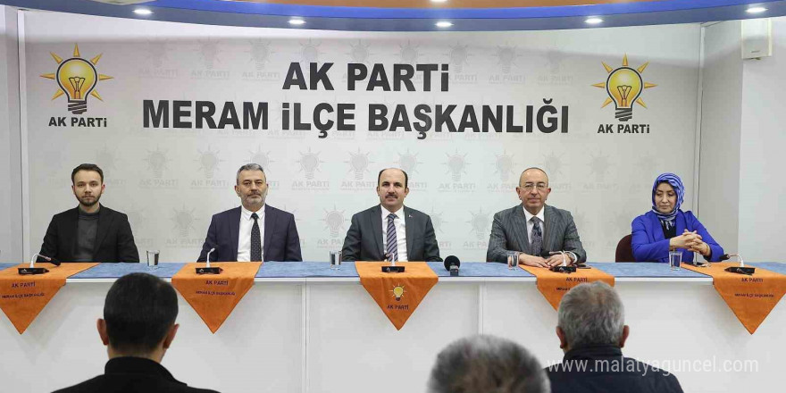 Başkan Altay, AK Parti Selçuklu, Karatay, Meram teşkilatlarıyla buluştu