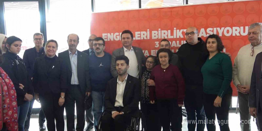 Başkan Aydın, 'Engellilerin sorununu 1 gün değil, 365 gün konuşmalıyız'