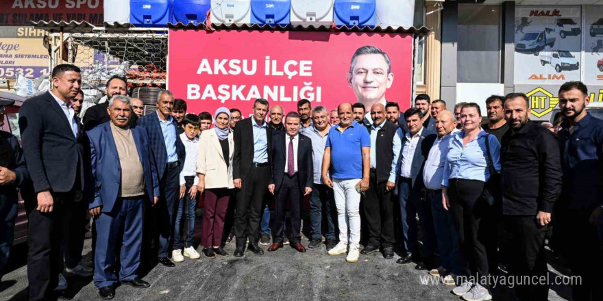 Başkan Böcek: “Aksu’da yapılması gereken ne varsa yapacağız”