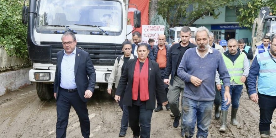 Başkan Çerçioğlu, afetzedeleri yalnız bırakmadı