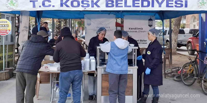 Başkan Güler’den kandilde sıcak çorba ikramı