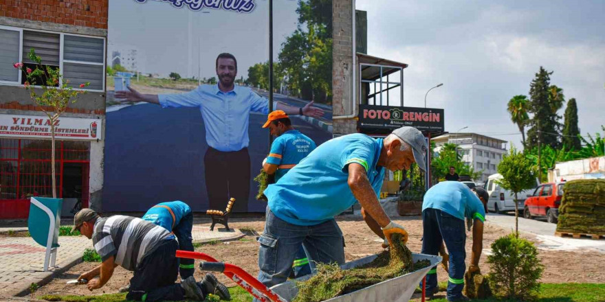 Başkan Kadir Aydar’dan Ceyhan’ın merkezine yeni yeşil alan