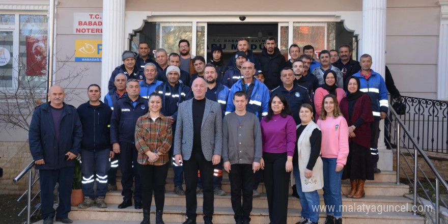 Başkan Kumral belediye çalışanlarının yeni yılını kutladı