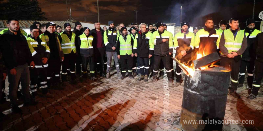 Başkan Kurt personelin yeni yılını kutladı