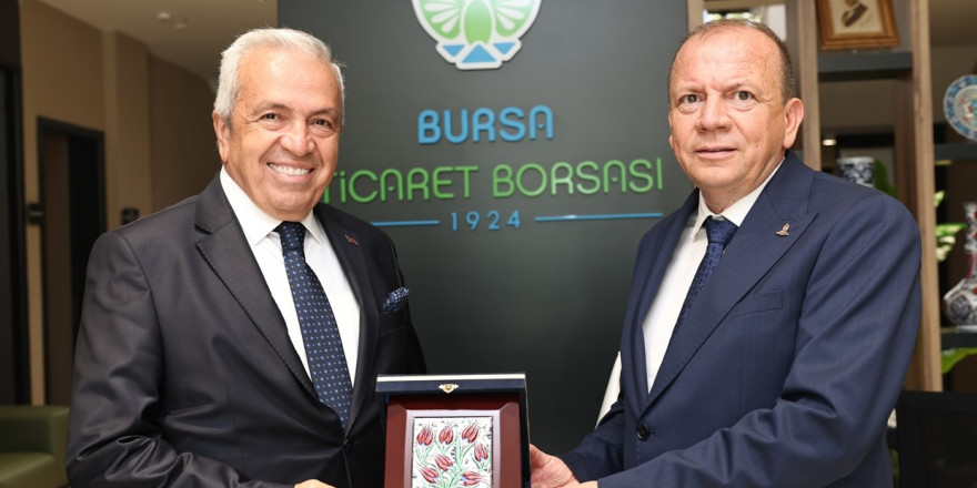 Başkan Şadi Özdemir’den Bursa Ticaret Borsası’na ziyaret