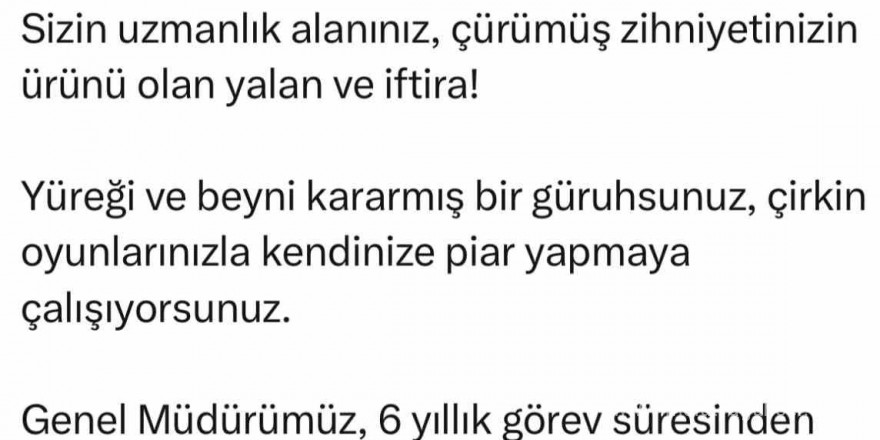 Başkan Şerifoğulları, “Genel müdürümüz, yönetim kurulu üyesi olarak hizmetlerine devam ediyor”