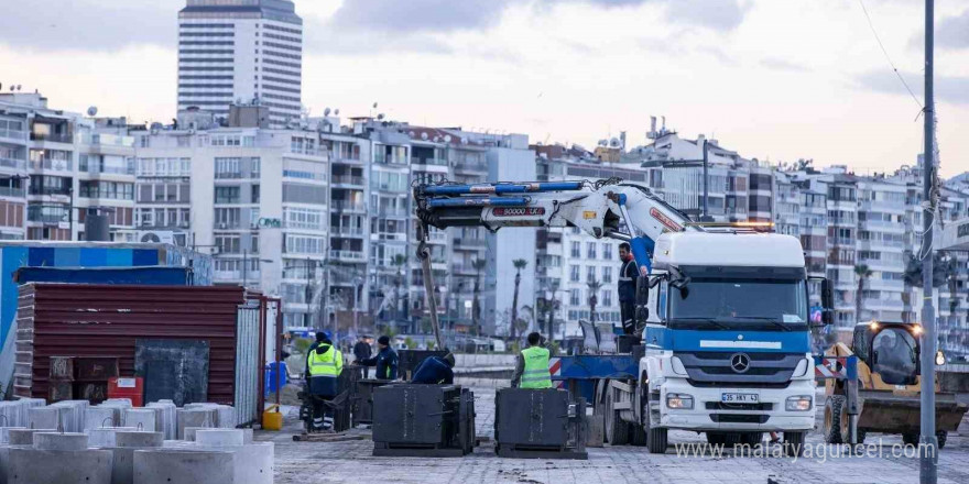 Başkan Tugay Kordon’daki çalışmaları inceledi