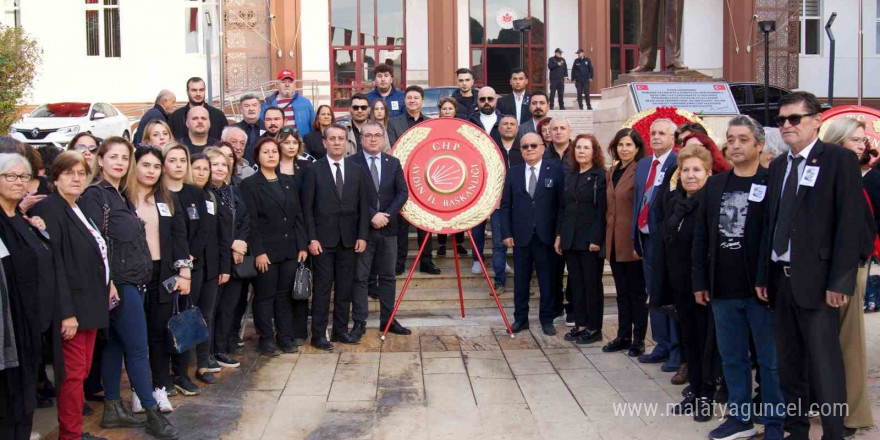 Başkan Yetişkin, Atatürk’ü Anma törenlerine katıldı