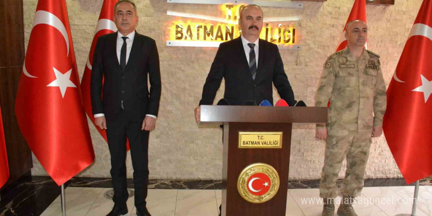 Batman Valisi Ekrem Canalp: ’’2023 yılında narkotikte bin 689 olaya müdahale edilirken 2024 yılı içerisinde bu sayı 2 bin 530’a çıktı’’