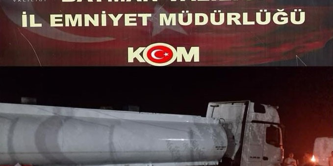 Batman’da 26 ton 424 litre kaçak akaryakıt ele geçirildi