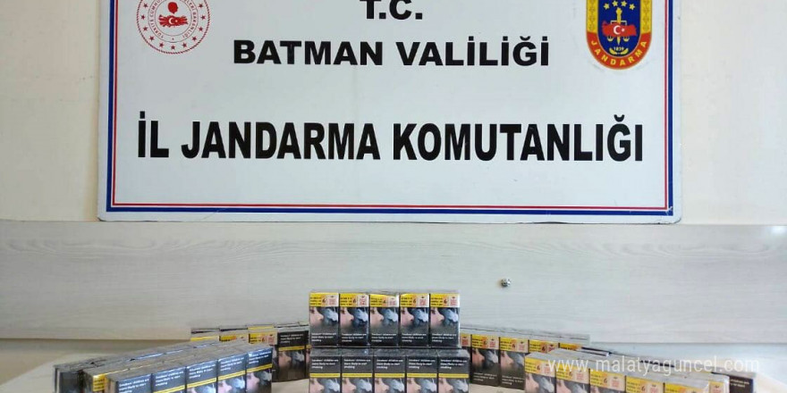 Batman’da kaçak sigara operasyonu