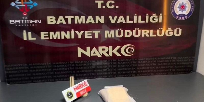 Batman’da uyuşturucu operasyonu: 2 tutuklama