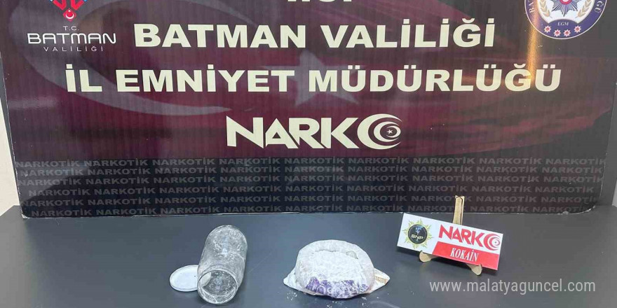 Batman’da üzerinde uyuşturucu yakalanan yolcu tutuklandı