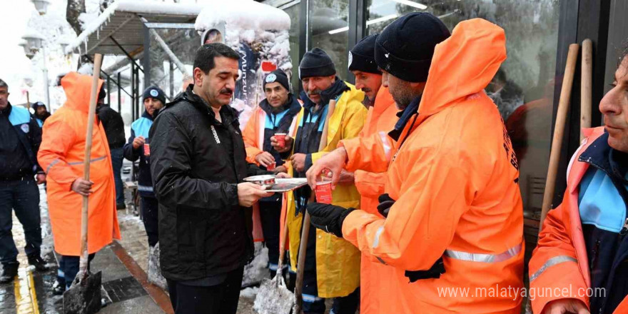 Battalgazi Belediyesi kış mesaisinde