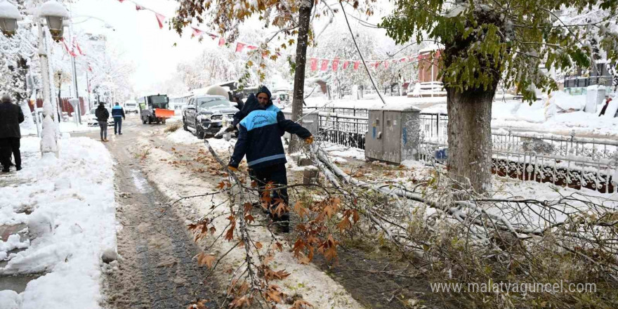 Battalgazi Belediyesi kış mesaisinde