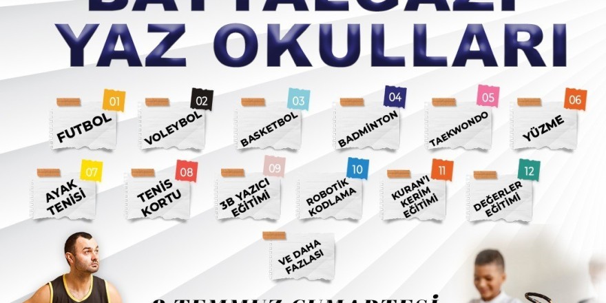 Battalgazi’de yaz spor okulları başlıyor