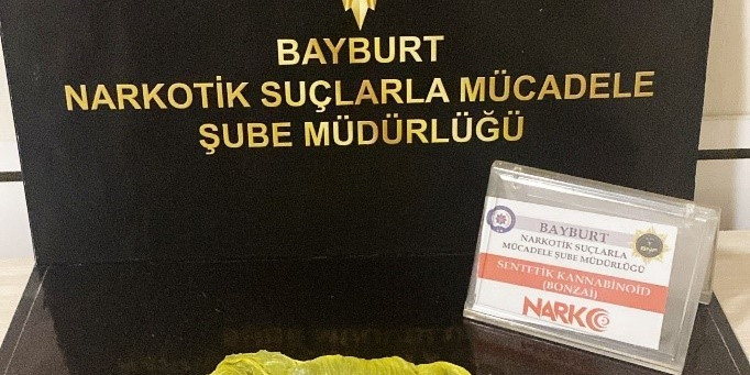 Bayburt’ta bir miktar bonzai ele geçirildi