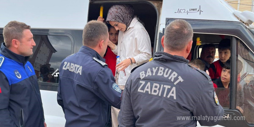 Bayburt’ta okul servis araçları denetlendi