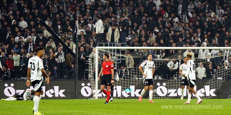 Beşiktaş, Süper Lig’de galibiyet hasretini 4 maça çıkardı