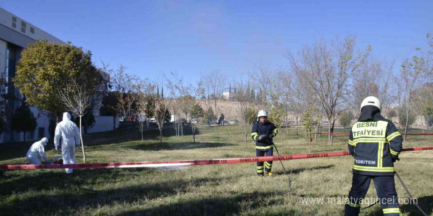 Besni Devlet Hastanesinde KBRN tatbikatı gerçeği aratmadı