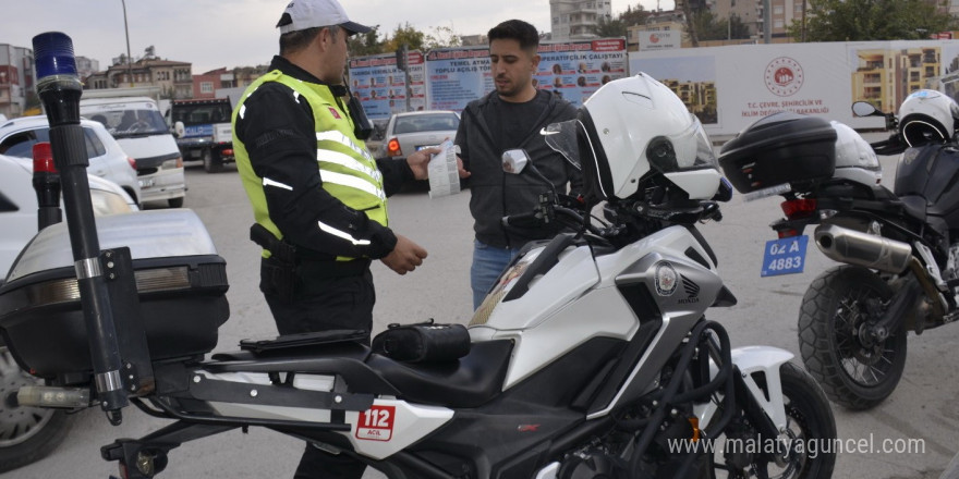 Besni’de şok trafik uygulaması