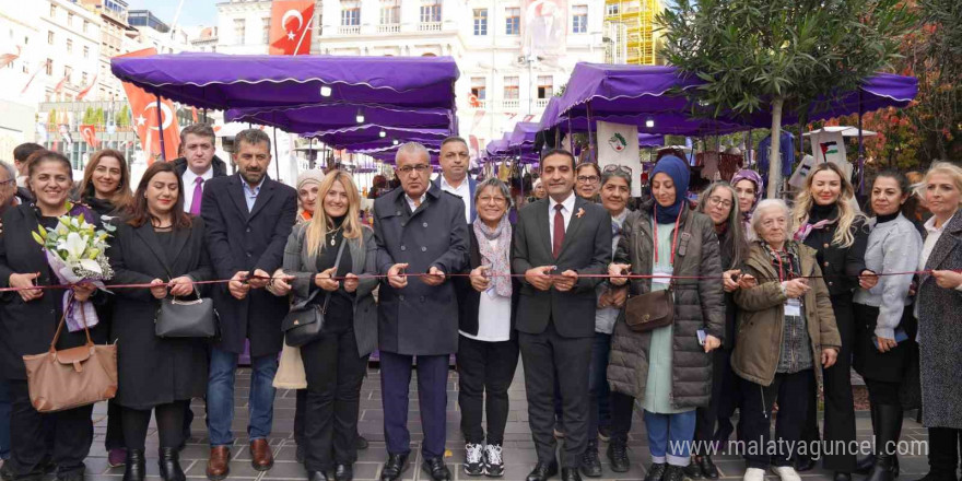 Beyoğlu Belediyesi tarafından kurulan ‘Kadın El Emeği Pazarı’ açıldı