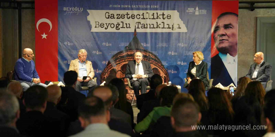 Beyoğlu’nda “Gazetecilikte Beyoğlu Tanıklığı” paneli düzenlendi