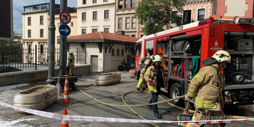 Beyoğlu’nda trafo yangını