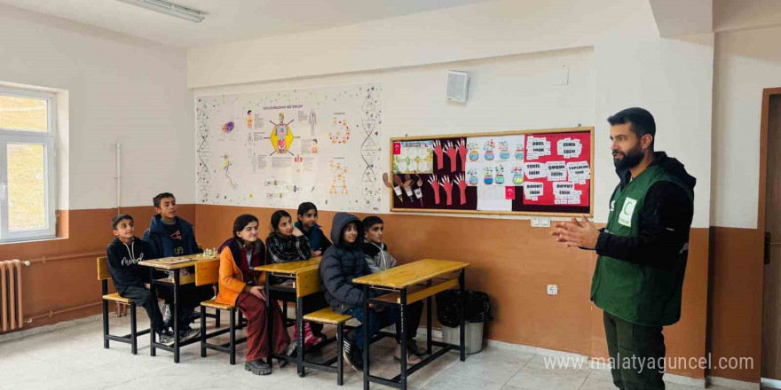 Beytüşşebap’ta Yeşilay tanıtım ve eğitim çalışmaları gerçekleştirildi