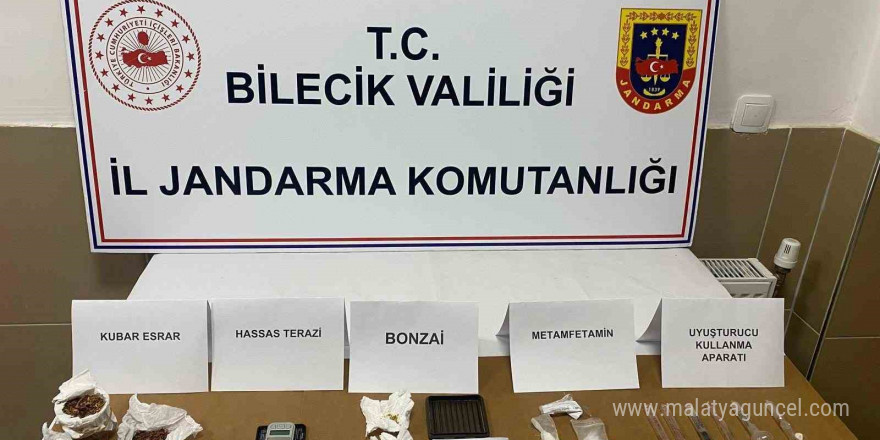 Bilecik’te düzenlenen uyuşturucu operasyonunda 5 kişi yakalandı