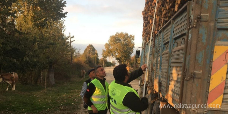 Bilecik’te emval nakleden araçlar kontrol edildi