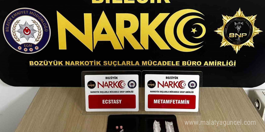 Bilecik’te şüpheli şahsın üzerinden uyuşturucu çıktı