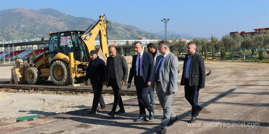 Binali Yıldırım Stadyumu’nda yenileme çalışmaları devam ediyor