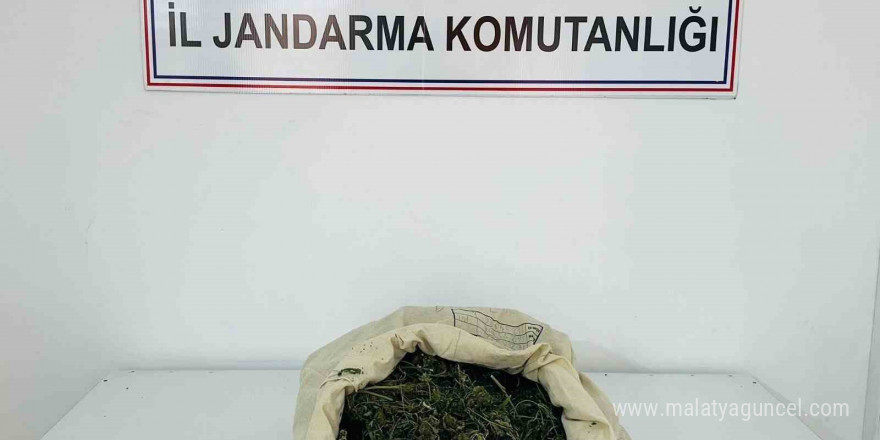 Bingöl’de 1 kilo 975 gram esrar ele geçirildi