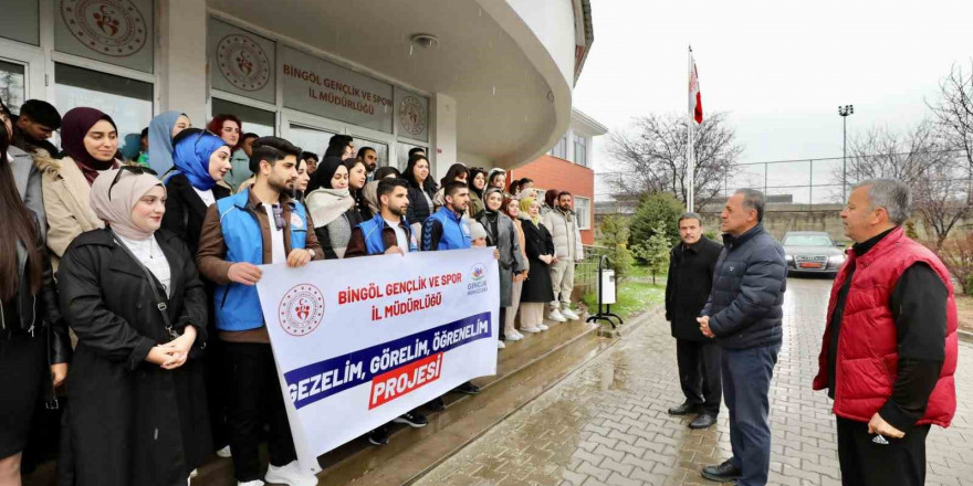 Bingöl’den 100 öğrenci Mardin gezisine gönderildi