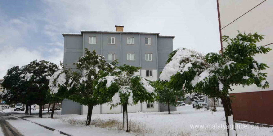 Bitlis’te Ekim ayında kar yağışı