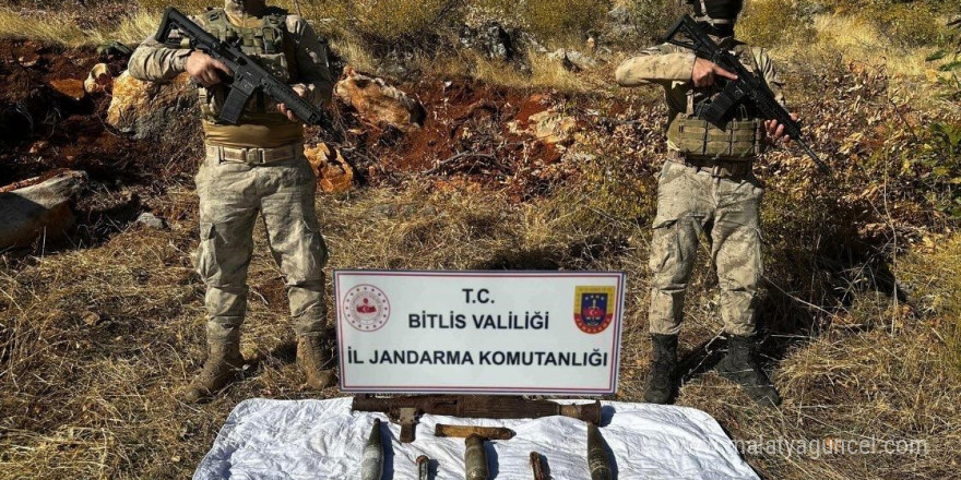 Bitlis’te el yapımı patlayıcı düzeneği ele geçirildi