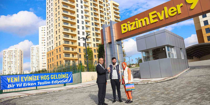 Bizim Evler 9 ve 10’da daire teslimleri 1 yıl erken başladı