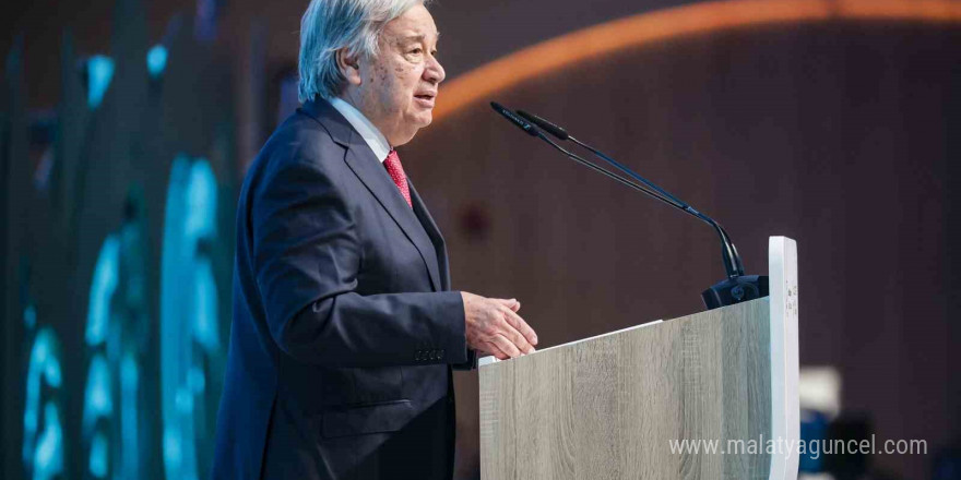 BM Genel Sekreteri Guterres: “Küresel emisyonları her yıl yüzde 9 oranında azaltmalıyız”