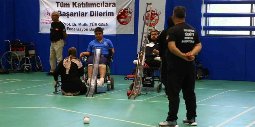 Boccia Türkiye Şampiyonası başladı