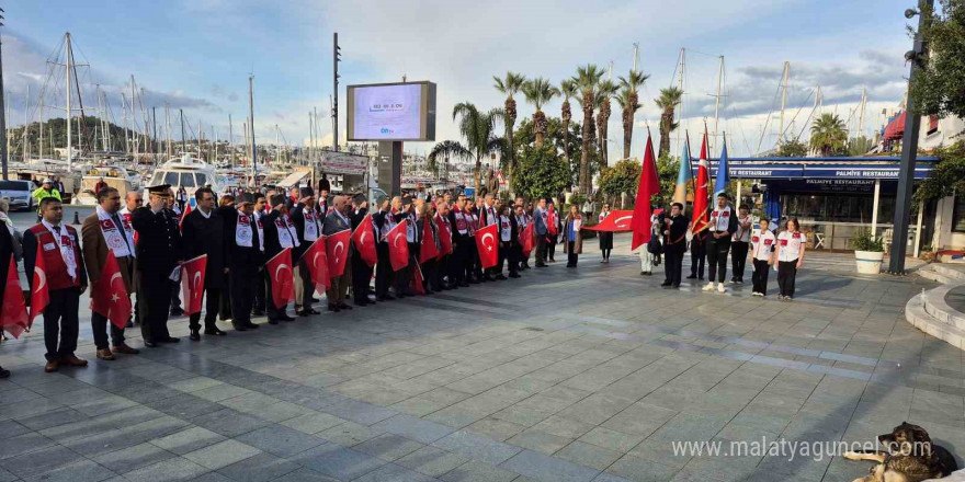 Bodrum’da Sarıkamış Şehitleri yürüyüşü