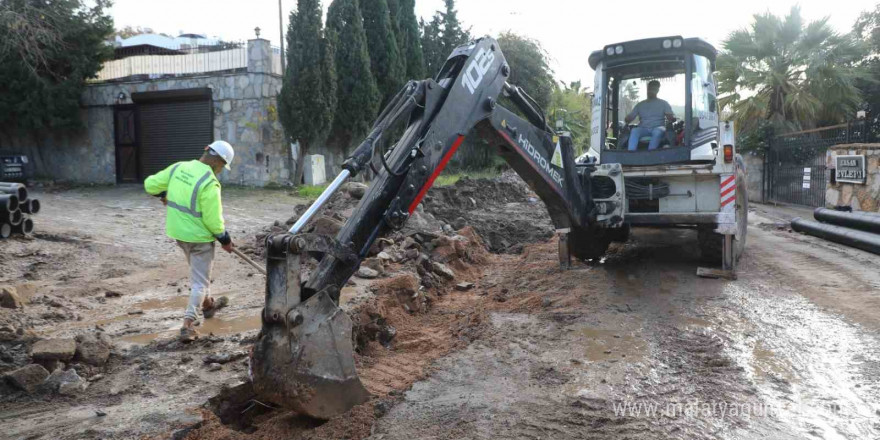 Bodrum’da su kesintilere neden olan hatlar yenileniyor