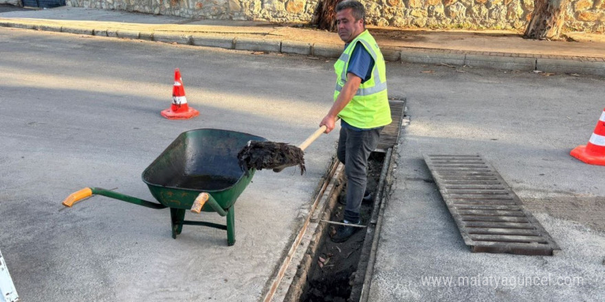 Bodrum’da yağmur hazırlıkları devam ediyor