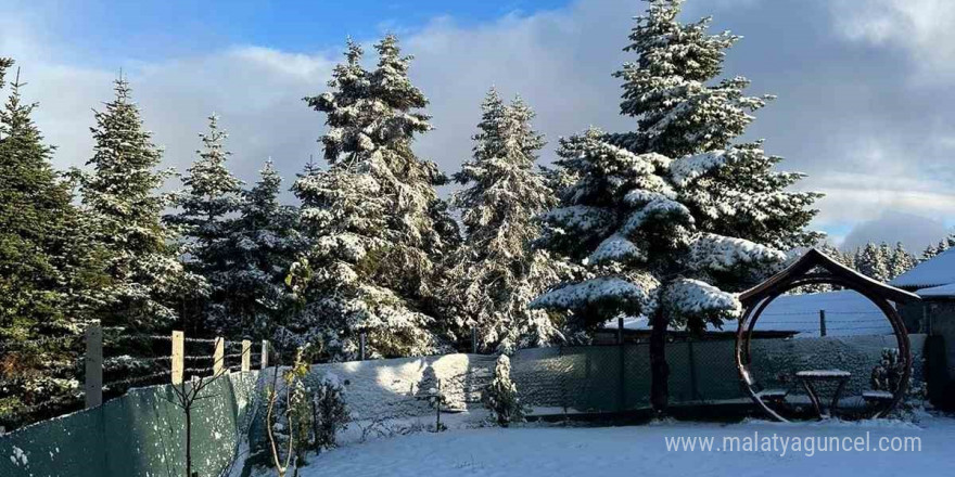 Bolu’dan kar manzaraları