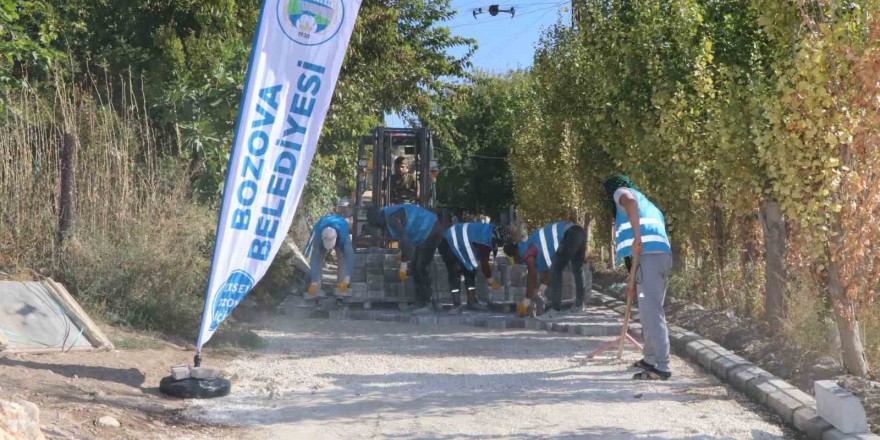 Bozova’da üst yapı çalışmaları devam ediyor