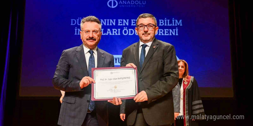 BŞEÜ Rektörü Kaplancıklı’ya üstün başarı ödülü