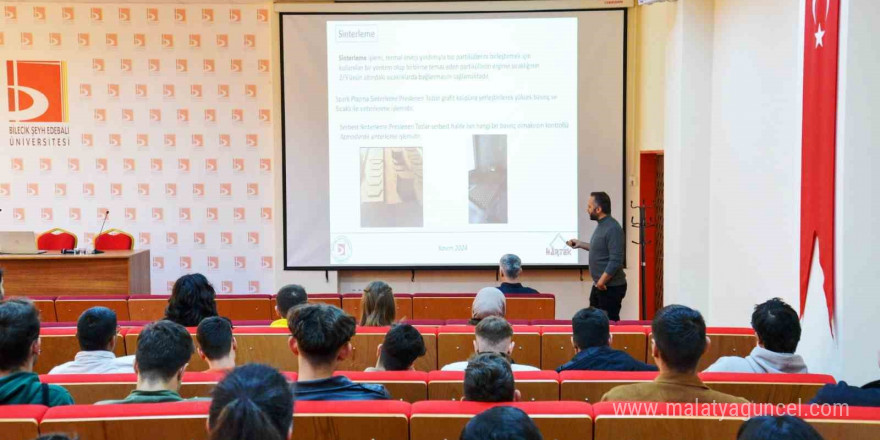 BŞEÜ’de ‘Doğal Taş İmalat Sektöründe Toz Metalurjisi’ semineri düzenlendi