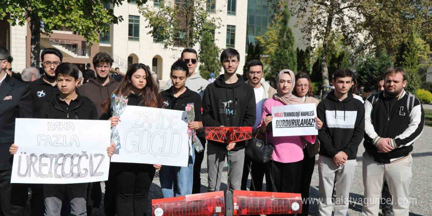 BTÜ öğrencilerinden TUSAŞ’a yapılan terör saldırısına tepki