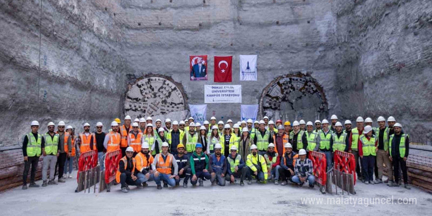 Buca Metrosu’nda tarihi gün