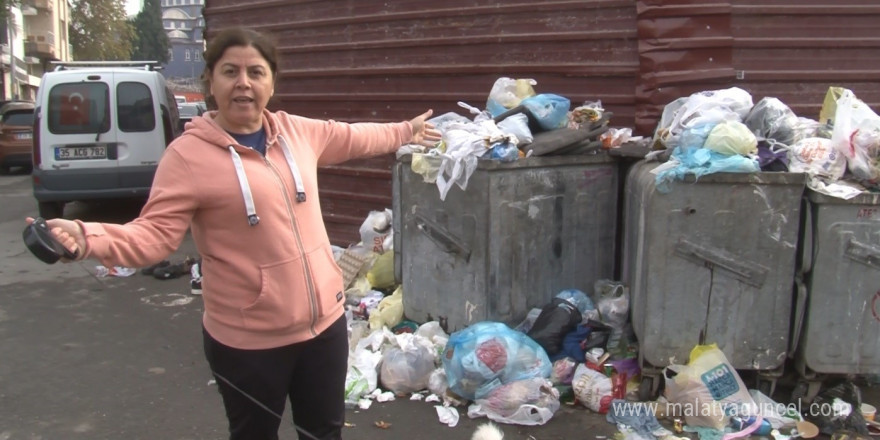 Buca’nın caddeleri çöp ve kokudan geçilmiyor